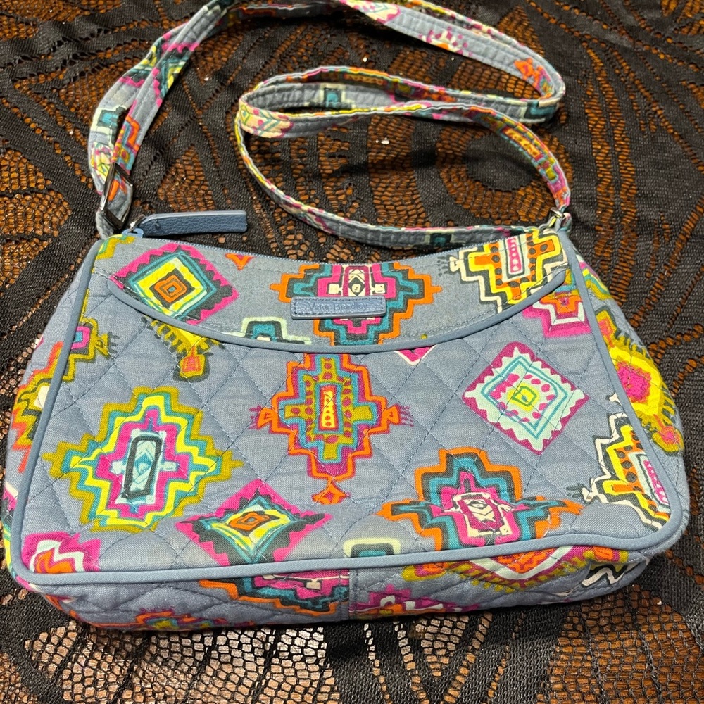 Vera Bradley Little Crossbody Bag Painted Medallions